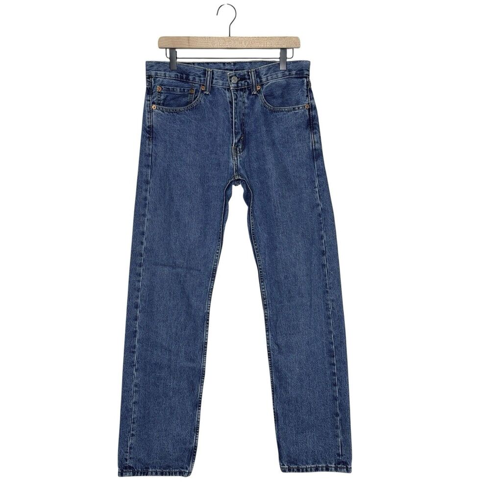 Levi's Mens 505 Jeans 32x34 100% cotton Straight Leg